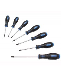 Torx schroevendraaier set tamperproof 7-delig T10-T40