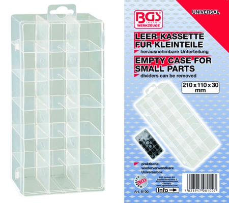 BGS8100 Assortiment doos leeg bij MotorWorkx